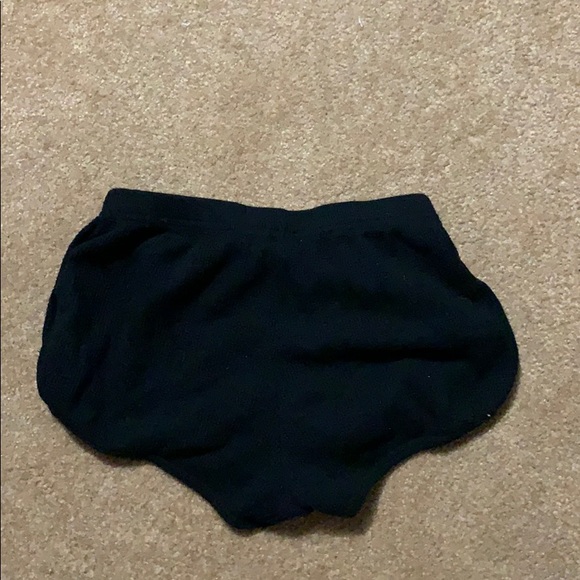 Black tight fitted shorts - Picture 2 of 2